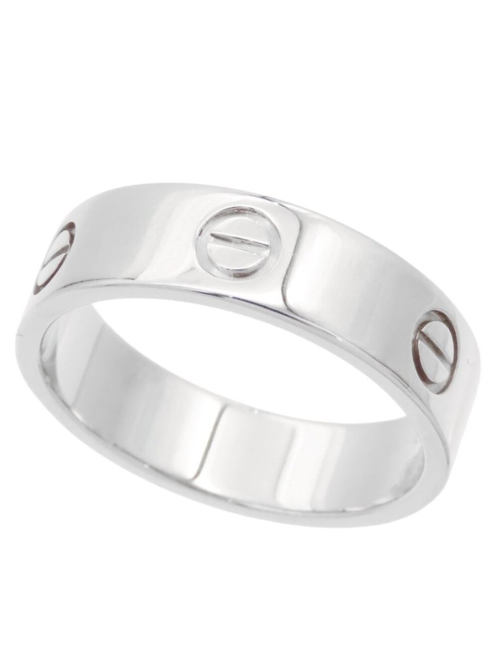 Cartier Love Ring White Gold Classic Model